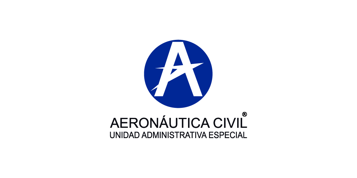 Imagen del logotipo de la Aeronáutica Civil de Colombia