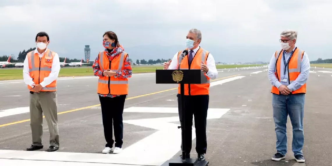 Gobierno Nacional entrega pista sur del Aeropuerto Internacional El Dorado totalmente rehabilitada