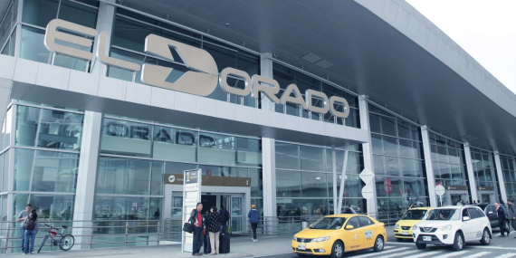 Imagen de fachada aeropuerto el Dorado Bogotá