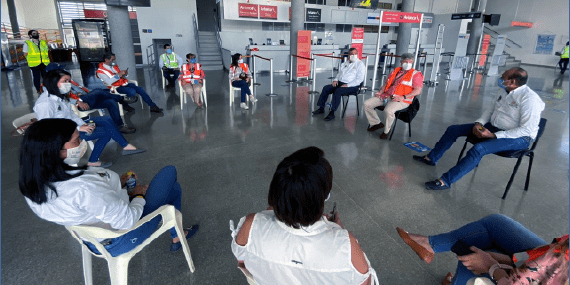 El director de la Aeronáutica Civil, Juan Carlos Salazar Gómez, entregó un balance positivo luego de inspeccionar 18 aeropuertos