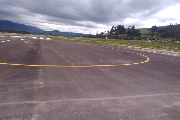 Aeropuerto de Paipa a pocos meses de terminar obras de mejoramiento
