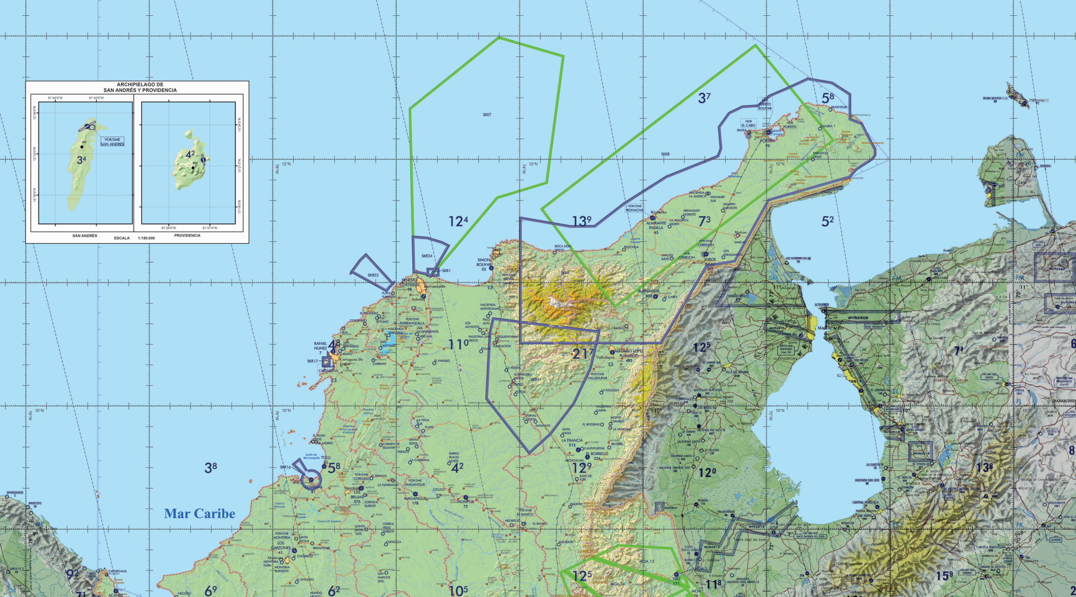 Carta Aeronáutica Mundial – Sector Colombia - Escala 1:1.000.000: los ojos de los pilotos que surcan los cielos de la geografía regional colombiana