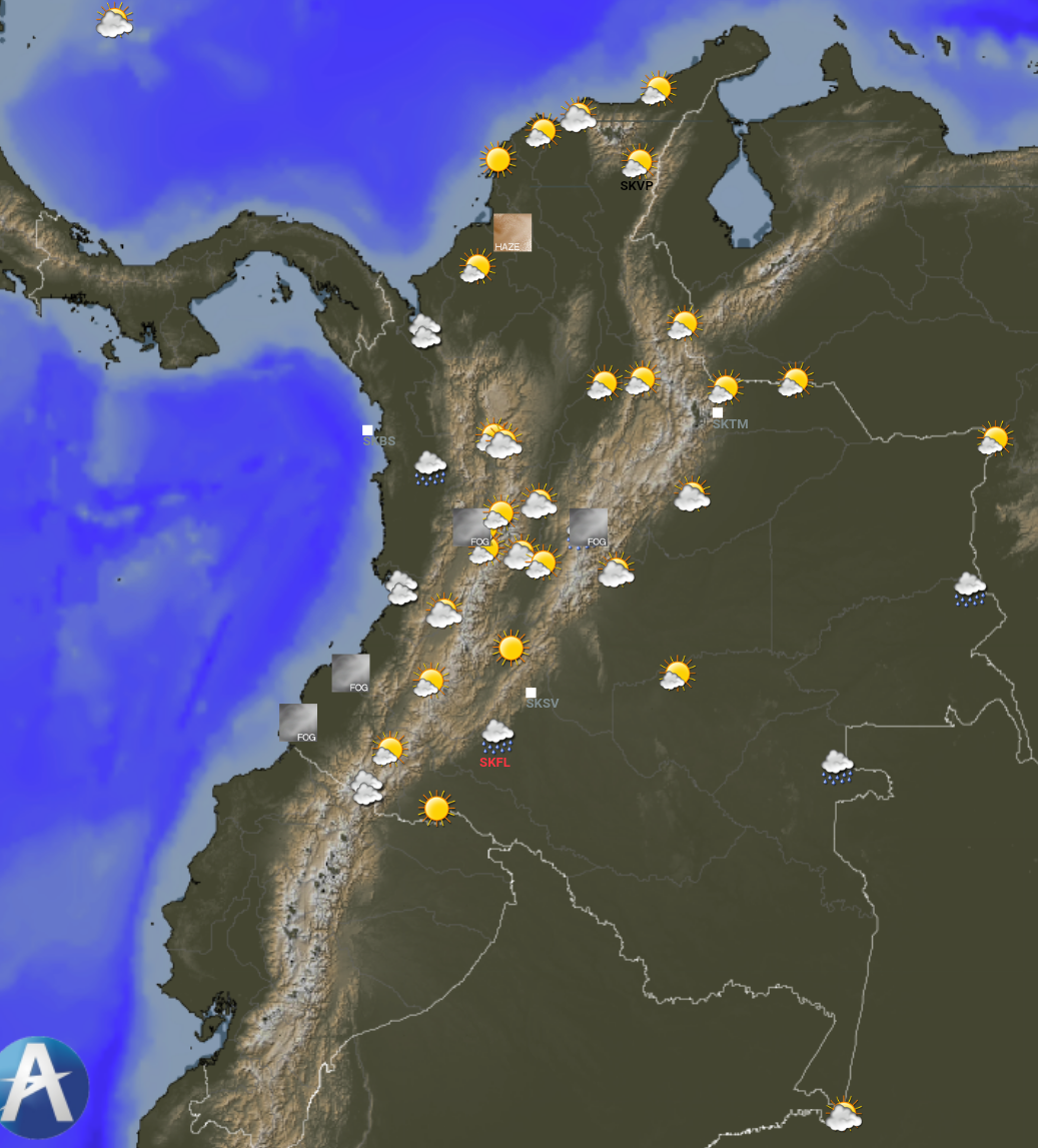 Condiciones meteorológicas adversas afectan las operaciones aéreas en el país